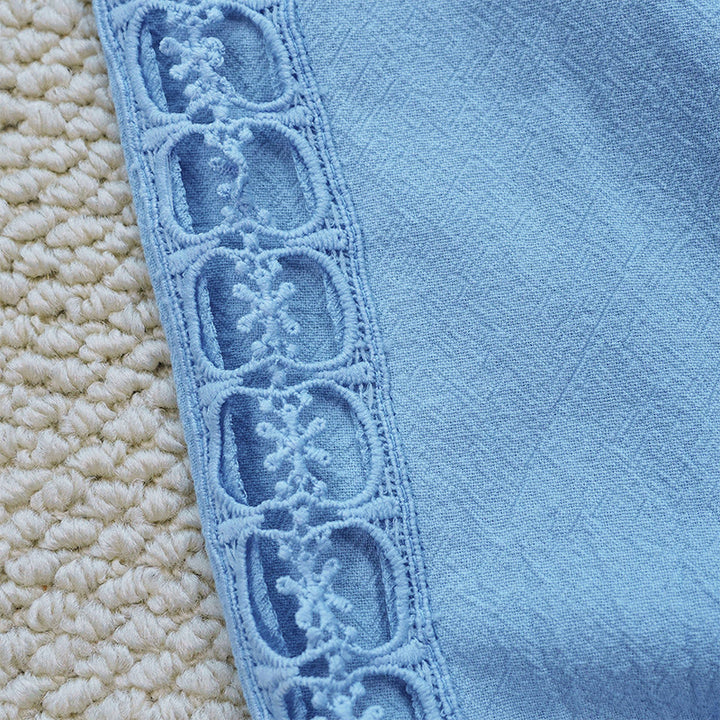 Pantalones de lino y algodón con diseño de empalme de colores lisos de verano para mujer con bolsillos y Buddha Stones - image 33