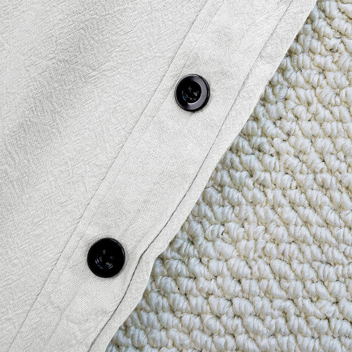 Pantalones de lino y algodón con cordón ajustable para mujer, con diseño de patchwork liso de verano y bolsillos, con Buddha Stones - image 7