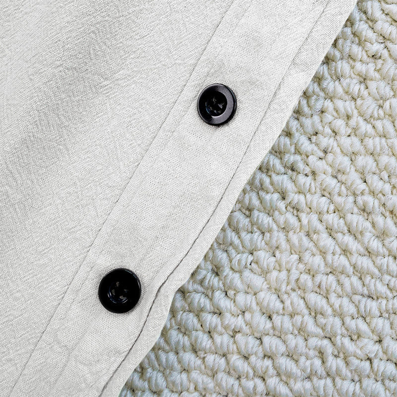 Pantalones de lino y algodón con cordón ajustable para mujer, con diseño de patchwork liso de verano y bolsillos, con Buddha Stones