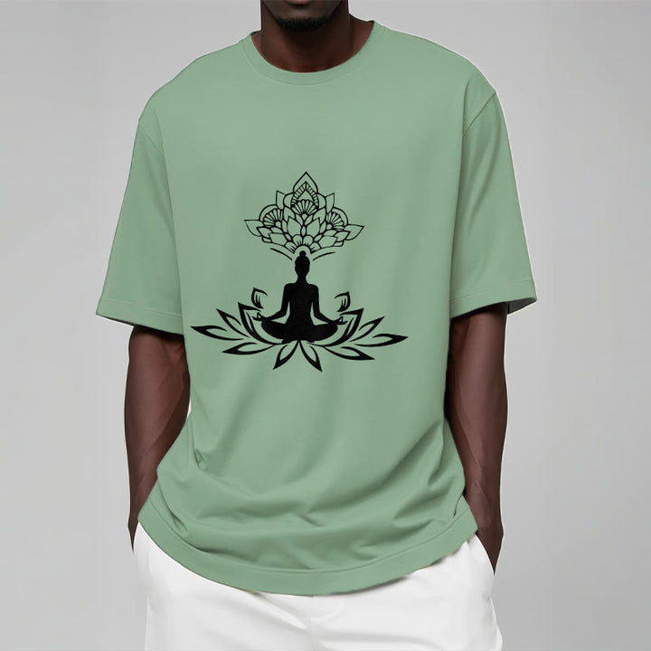 Camiseta de Buda con Buddha Stones, flor de loto y meditación - image 15