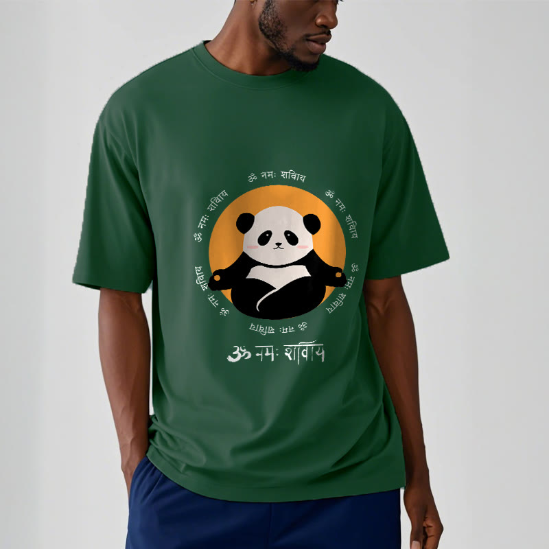 Camiseta con diseño de Buddha Stones Panda sánscrito Namah Shivaya - image 11