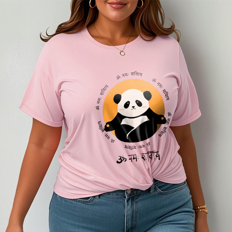 Camiseta con diseño de Buddha Stones Panda sánscrito Namah Shivaya - image 13