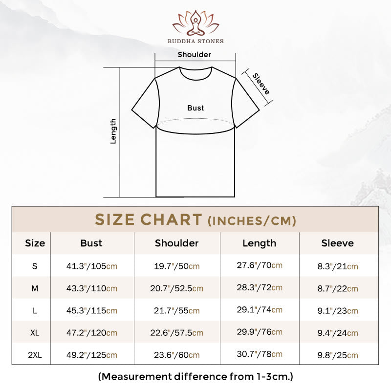 Camiseta de algodón con diseño de tridente de Buddha Stones OM NAMAH SHIVAYA - image 2