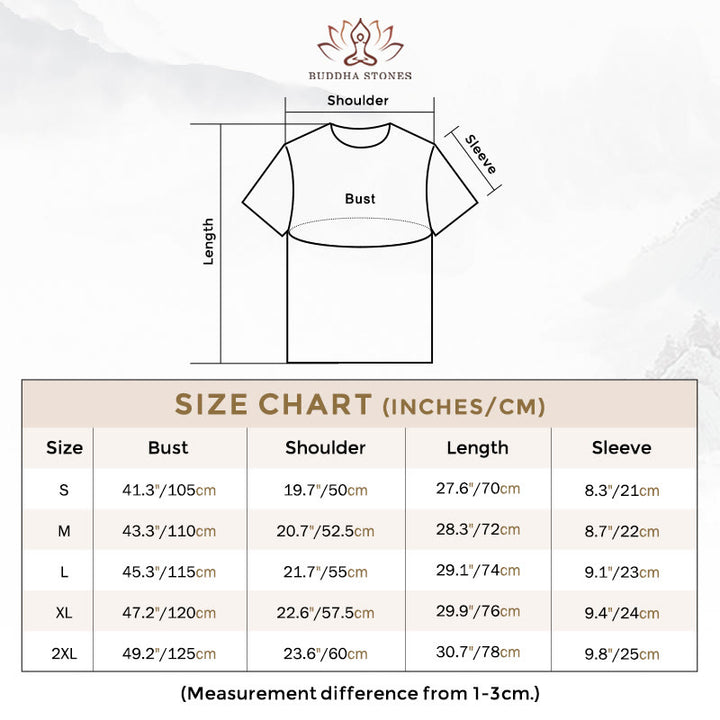 Camiseta de algodón con diseño de tridente de Buddha Stones OM NAMAH SHIVAYA - image 2