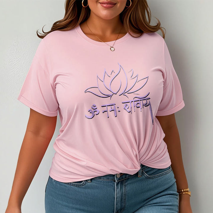 Camiseta con Buddha Stones, loto, sánscrito, Namah Shivaya - image 13