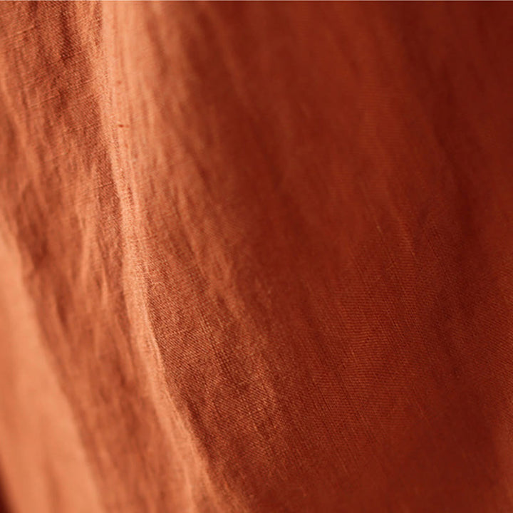 Pantalones anchos de Buddha Stones y algodón para mujer, informales, con diseño de arrugas y cordón ajustable, de 9 pulgadas de largo, con bolsillos - image 7