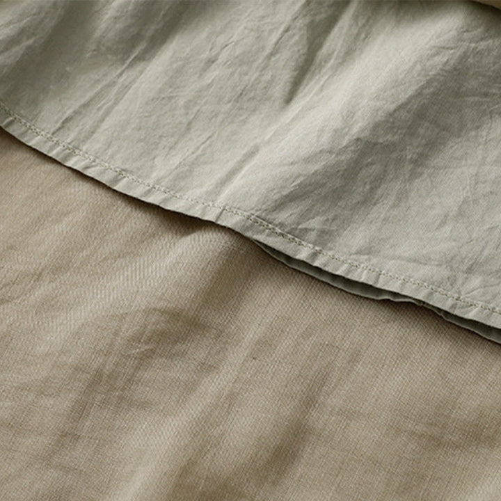 Falda de algodón para mujer con diseño de volantes de verano con Buddha Stones - image 8