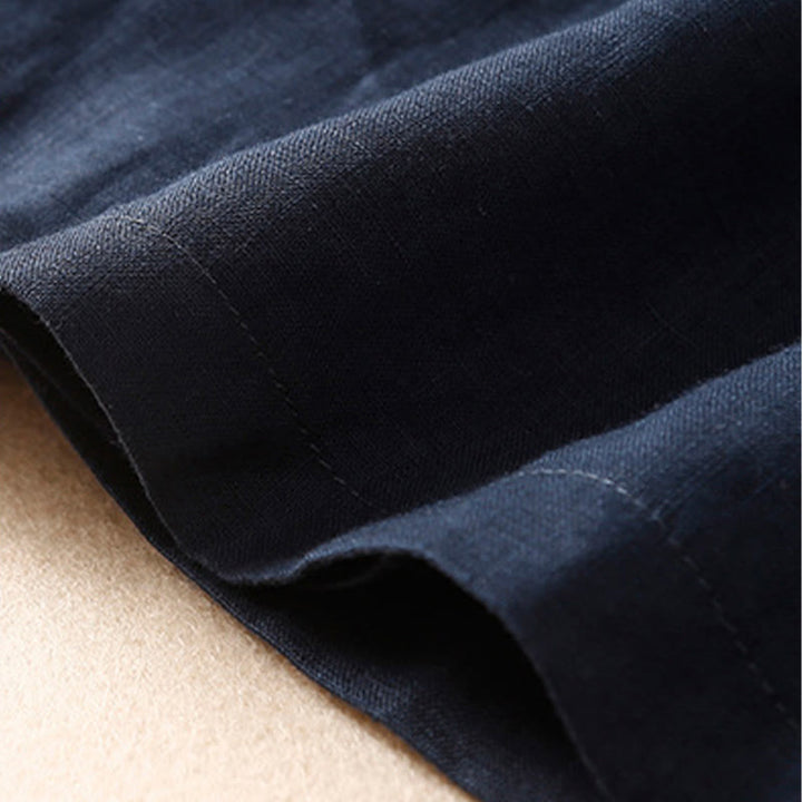 Falda de lino y algodón para mujer, estilo vintage de verano, asimétrica, de cintura alta y con bolsillos, de Buddha Stones - image 8