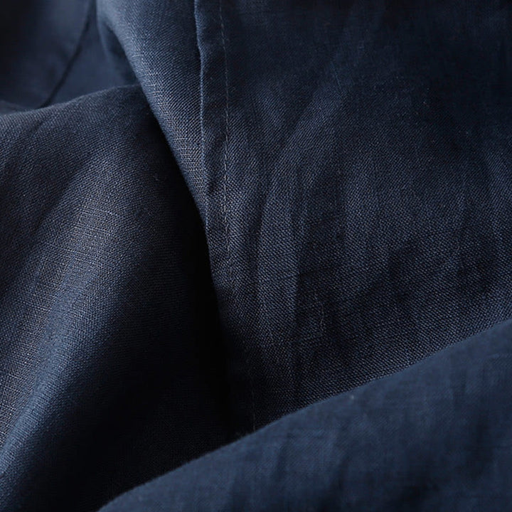 Falda de lino y algodón para mujer, estilo vintage de verano, asimétrica, de cintura alta y con bolsillos, de Buddha Stones - image 6