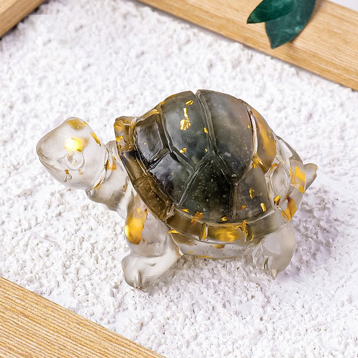 Buddha Stones, varias piedras, citrino, aventurina verde, amatista, minitortuga, prosperidad, decoración del hogar. - Labradorita 5*3*2,7 cm - image 4