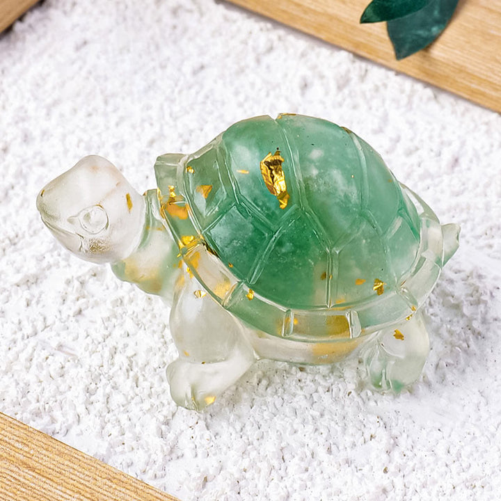 Buddha Stones, varias piedras, citrino, aventurina verde, amatista, minitortuga, prosperidad, decoración del hogar. - Aventurina verde 5*3*2,7 cm - image 6