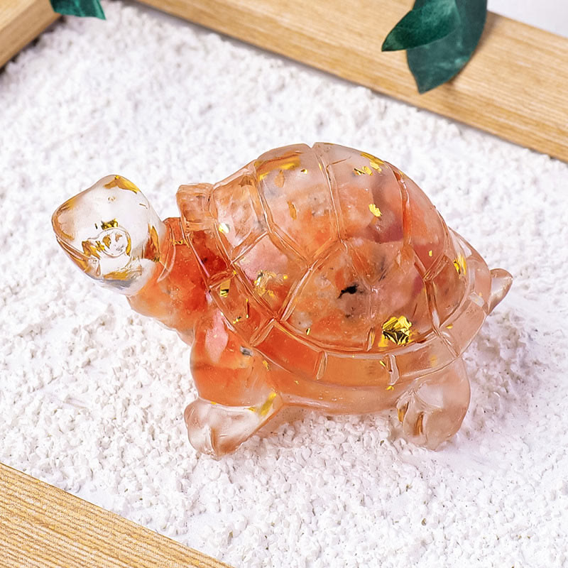 Buddha Stones, varias piedras, citrino, aventurina verde, amatista, minitortuga, prosperidad, decoración del hogar. - Piedra solar 5*3*2,7 cm - image 23