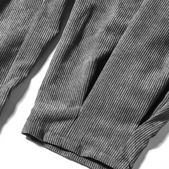 Pantalones bombachos casuales de algodón liso con bolsillos para hombre de Buddha Stones - image 24