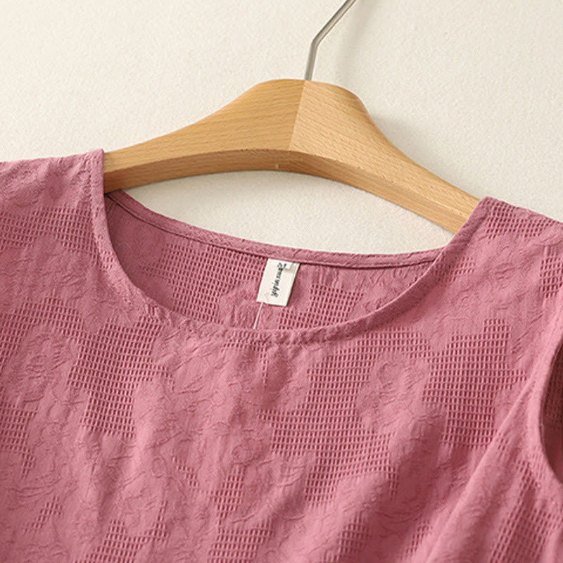 Chaleco de lino y algodón sin mangas para mujer, de color liso, con Buddha Stones , de verano - image 13