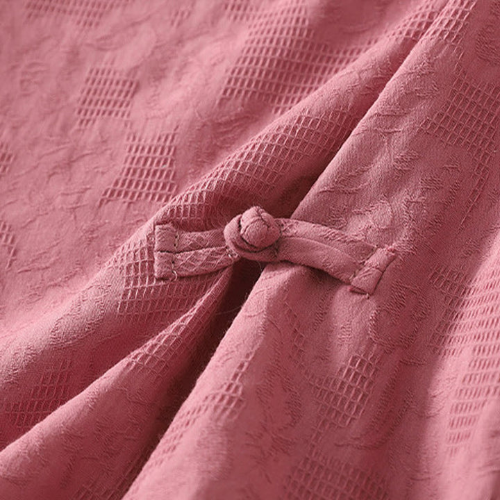 Chaleco de lino y algodón sin mangas para mujer, de color liso, con Buddha Stones , de verano - image 16