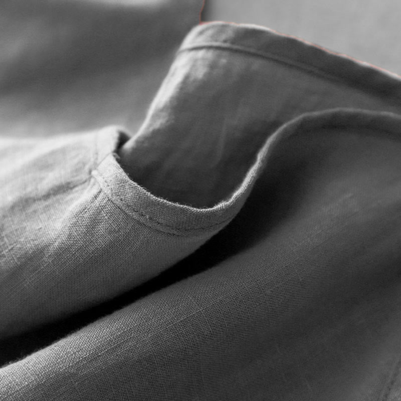 Chaleco de lino y algodón para mujer con diseño de correa ajustable y diseño de Buddha Stones de verano - image 18