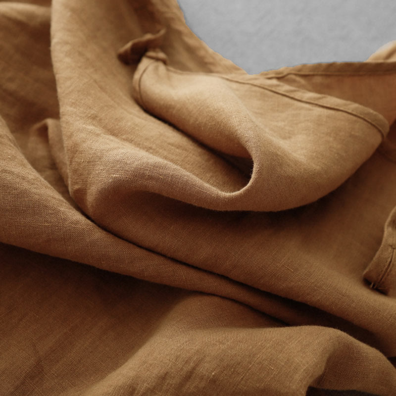 Chaleco de lino y algodón para mujer con diseño de correa ajustable y diseño de Buddha Stones de verano - image 24