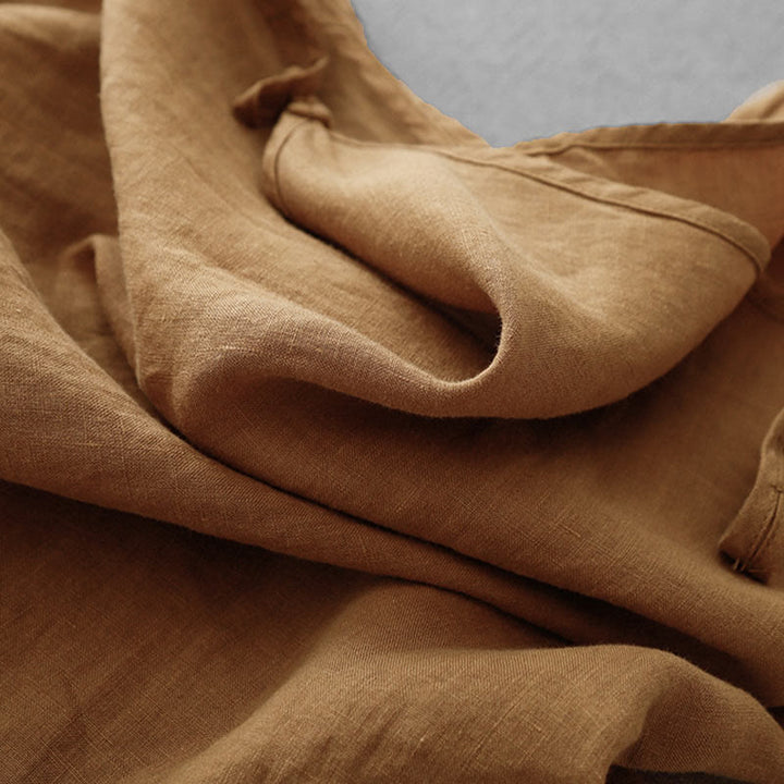 Chaleco de lino y algodón para mujer con diseño de correa ajustable y diseño de Buddha Stones de verano - image 24