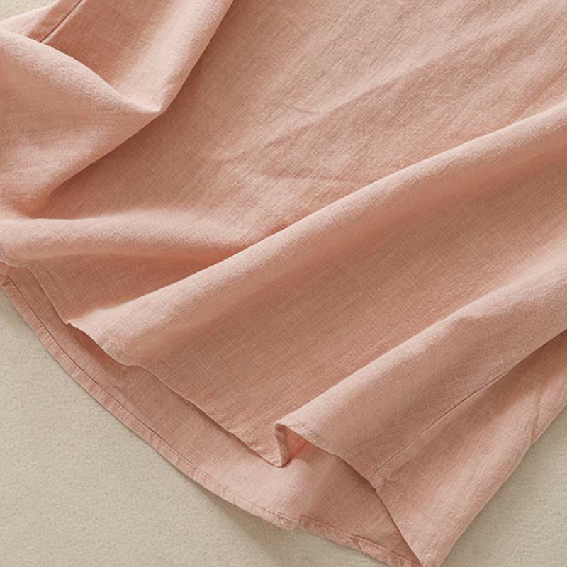 Chaleco de algodón para mujer, sin mangas, con diseño simple de patchwork de primavera y Buddha Stones - image 4