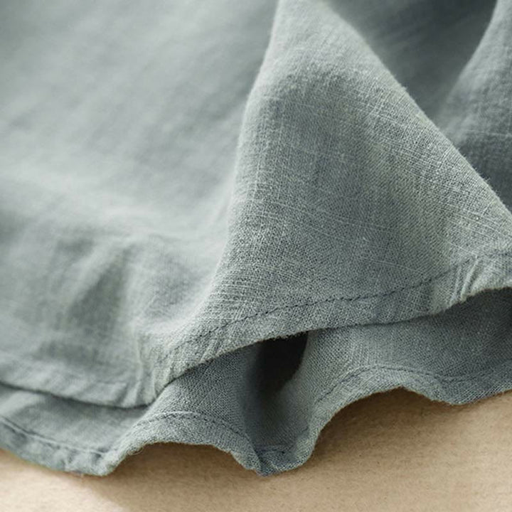 Chaleco de algodón para mujer, sin mangas, con diseño simple de patchwork de primavera y Buddha Stones - image 1