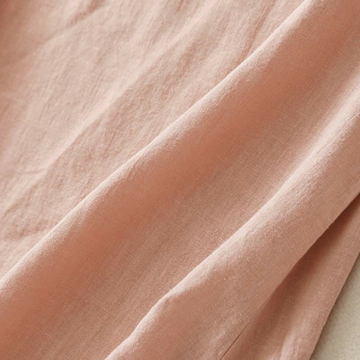 Chaleco de algodón para mujer, sin mangas, con diseño simple de patchwork de primavera y Buddha Stones - image 5