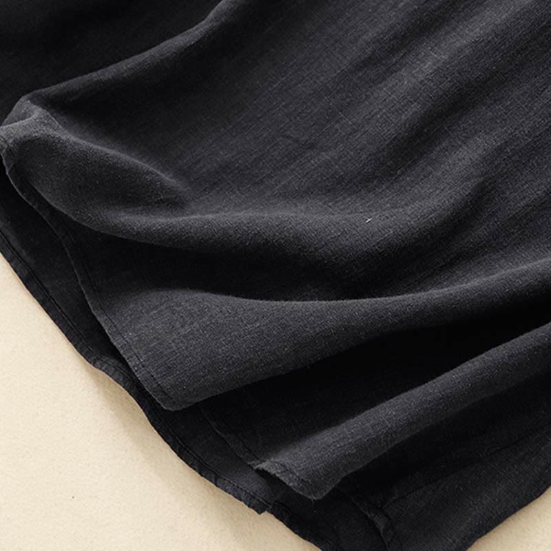 Chaleco de algodón para mujer, sin mangas, con diseño simple de patchwork de primavera y Buddha Stones - image 9