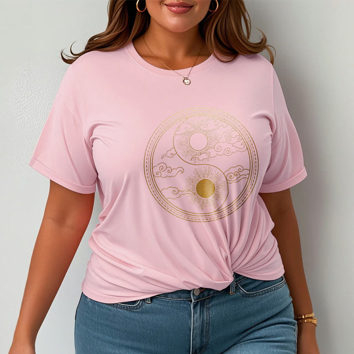 Camiseta con Buddha Stones, Yin Yang, sol y nubes auspiciosas - image 17