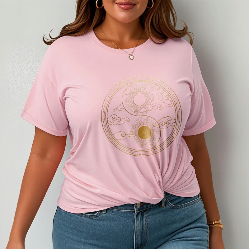 Camiseta con Buddha Stones, Yin Yang, sol y nubes auspiciosas - image 18
