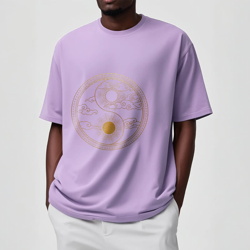Camiseta con Buddha Stones, Yin Yang, sol y nubes auspiciosas - image 19