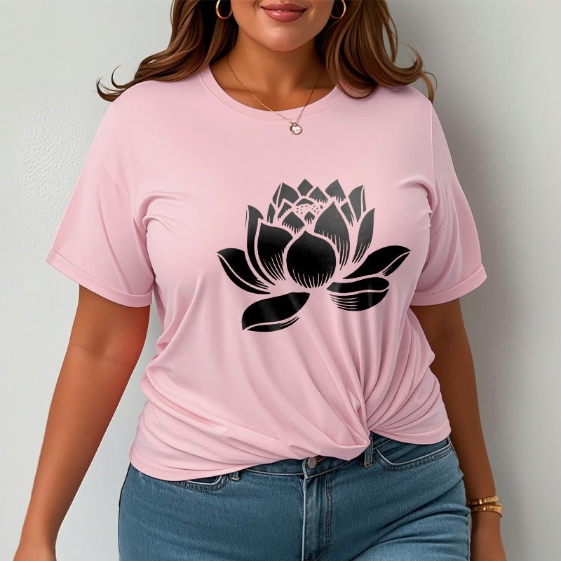 Camiseta con diseño de flor de loto y Buddha Stones - image 13