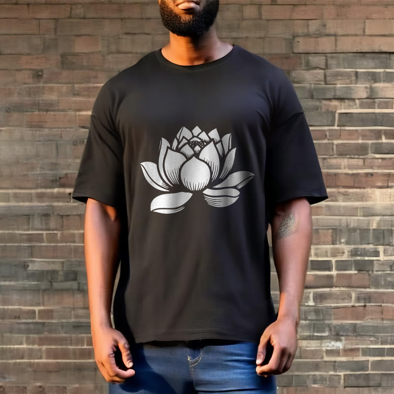 Camiseta con diseño de flor de loto y Buddha Stones - image 6
