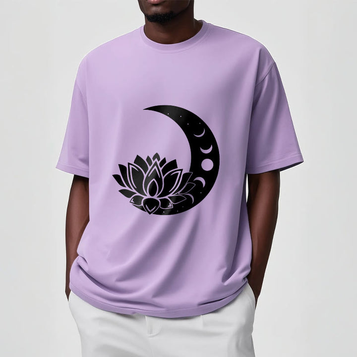 Camiseta con Buddha Stones, luna creciente, flor de loto y sol - image 17