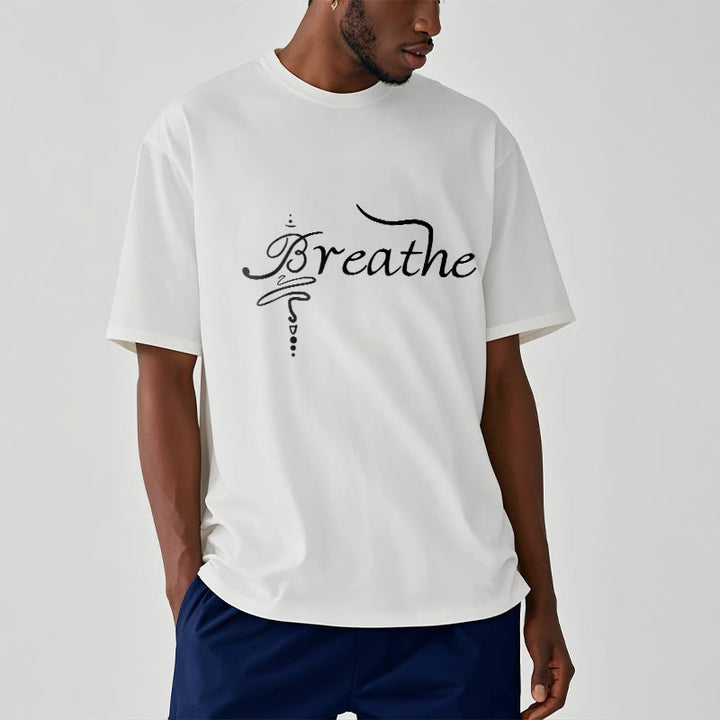 Camiseta con la palabra "Boutique Stones Breathe" de Buddha Stones - image 7