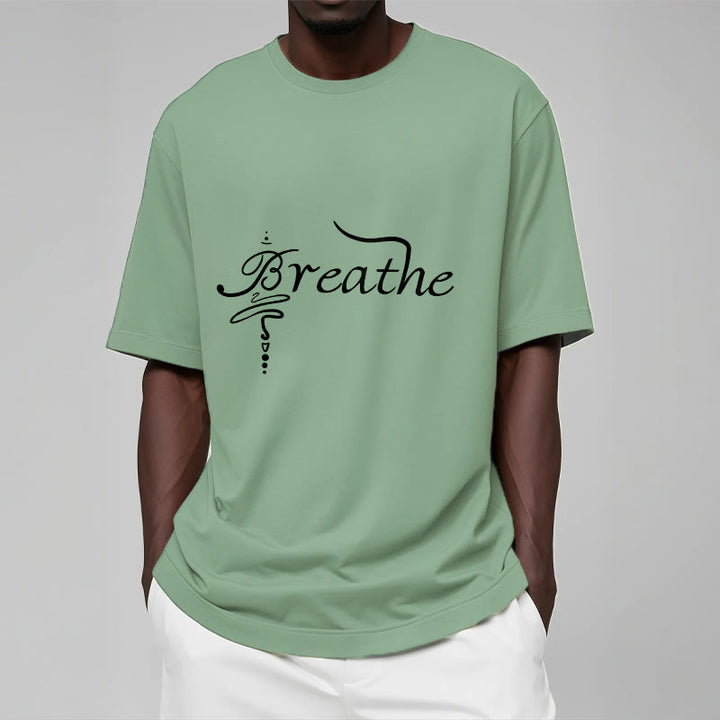 Camiseta con la palabra "Boutique Stones Breathe" de Buddha Stones - image 15