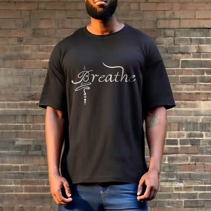 Camiseta con la palabra "Boutique Stones Breathe" de Buddha Stones - image 3