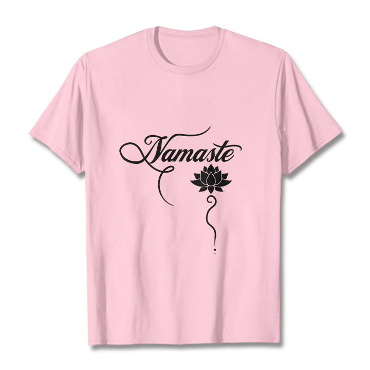 Camiseta Buddha Stones HELLO Hindi Lotus - rosa claro - 2XL - image 12