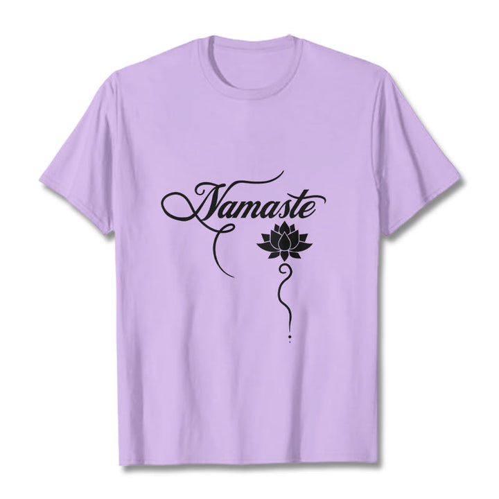 Camiseta Buddha Stones HELLO Hindi Lotus - Ciruela - 2XL - image 16