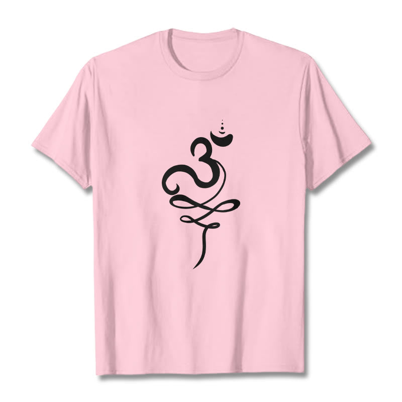 Camiseta Buddha Stones OM Sanskrit - Rosa claro - 2XL - image 13