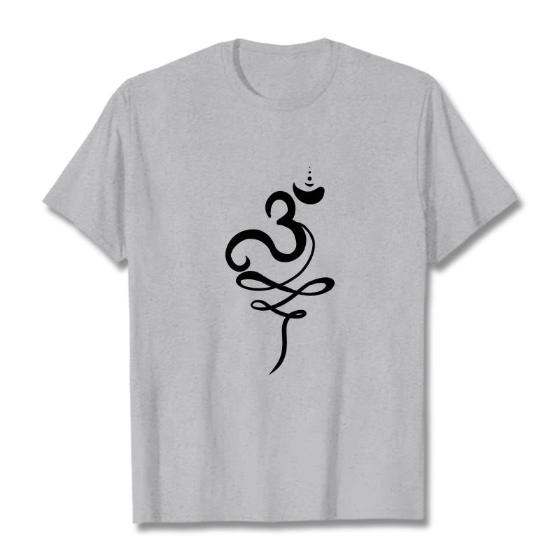 Camiseta Buddha Stones OM Sanskrit - Gris claro - 2XL - image 19