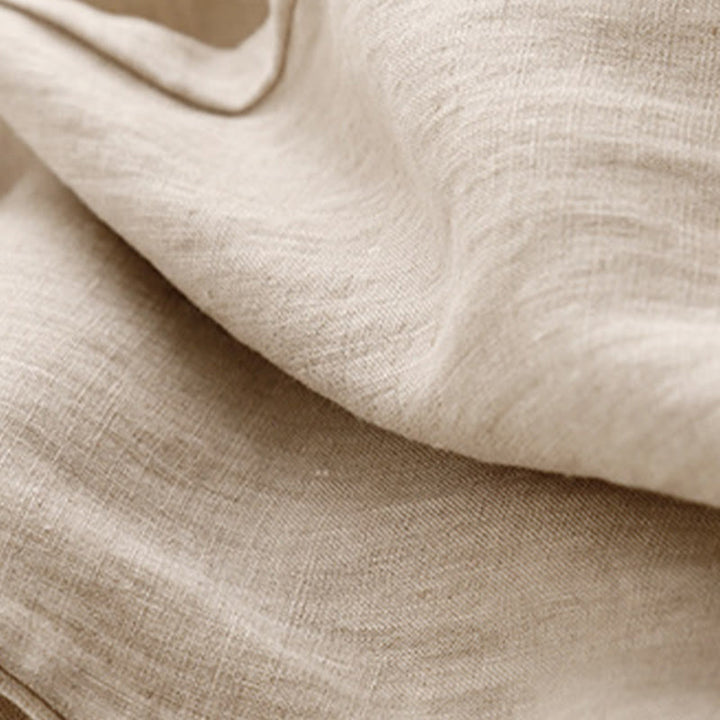 Pantalones harén de lino y algodón para mujer, informales, lisos, de verano , con bolsillos, de 7 a 8 botones - image 15