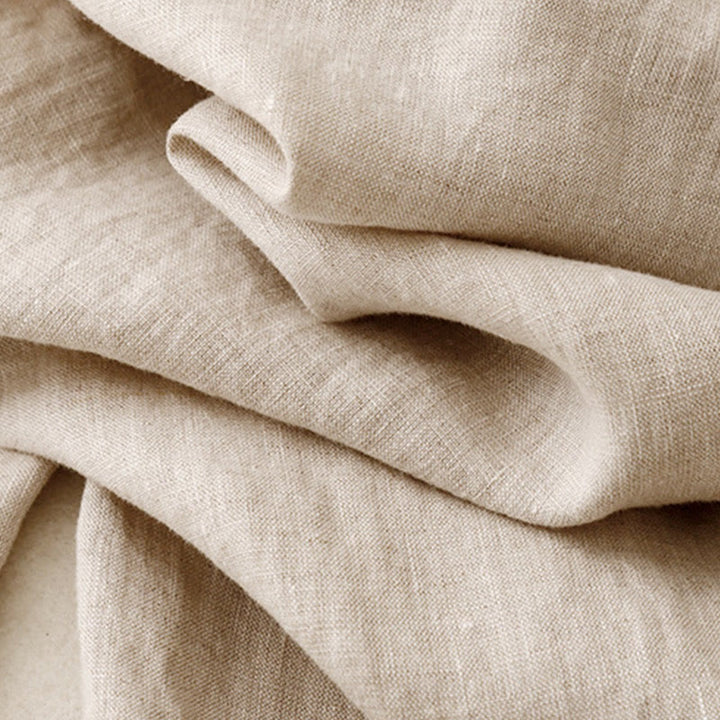 Pantalones harén de lino y algodón para mujer, informales, lisos, de verano , con bolsillos, de 7 a 8 botones - image 19