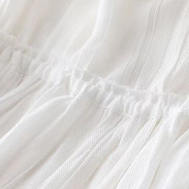 Vestido midi informal de acrílico sin mangas con bolsillos y cordón ajustable en la cintura, hecho a mano, con Buddha Stones - image 12