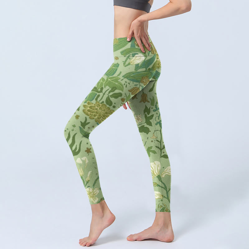 Leggings de yoga para mujer con estampado de Buddha Stones - image 3