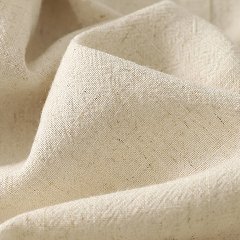 Vestido midi de poliéster sin mangas con bolsillos y diseño de botones hechos a mano con costuras casuales de Buddha Stones . - image 11