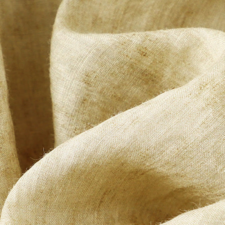 Vestido midi de acrílico con mangas tres cuartos y cuello alto bordado informal de verano con Buddha Stones - image 12