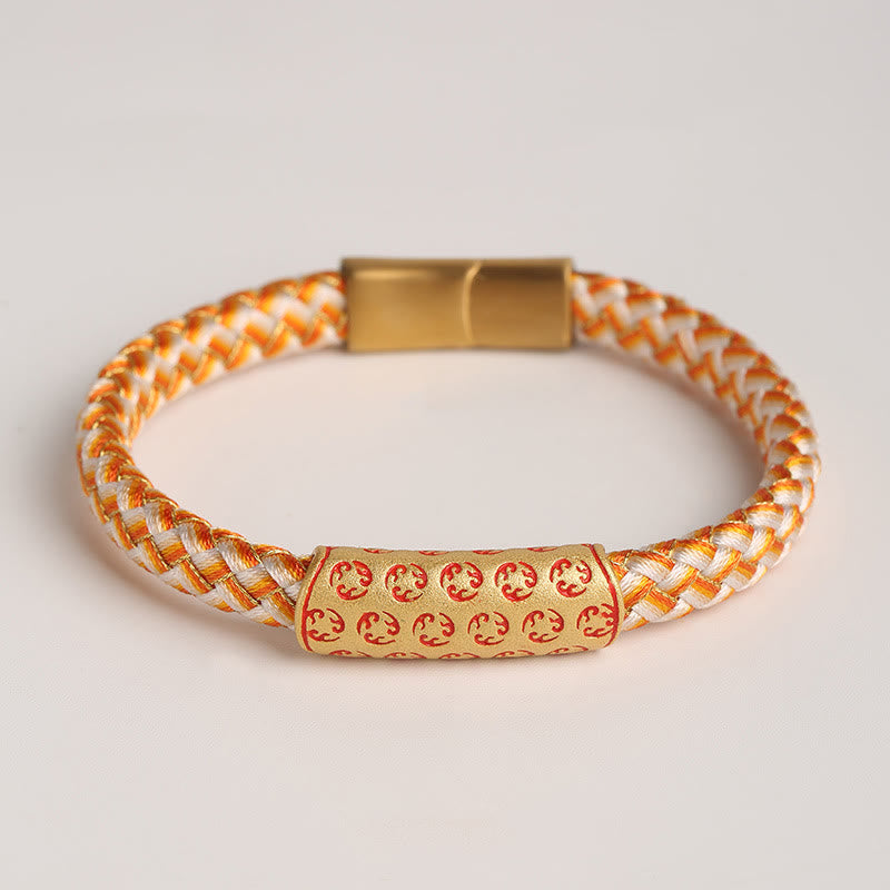 Pulsera tibetana con Buddha Stones y ruedas calientes, varios colores, cuerda, nudo de diamante, hebilla de la suerte