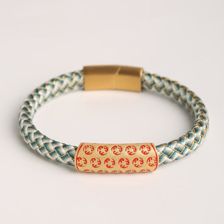 Pulsera tibetana con Buddha Stones y ruedas calientes, varios colores, cuerda, nudo de diamante, hebilla de la suerte