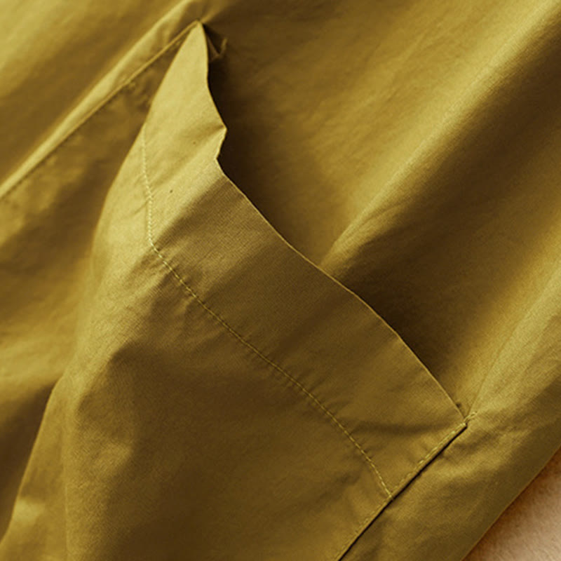 Vestido midi de verano con cuello redondo, manga corta y bolsillos, de Buddha Stones - image 20