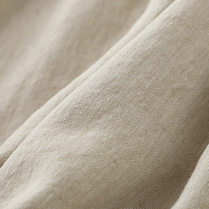 Vestido midi sin mangas con botones sencillos, cuello en V, informal, de uso diario, de Buddha Stones - image 7