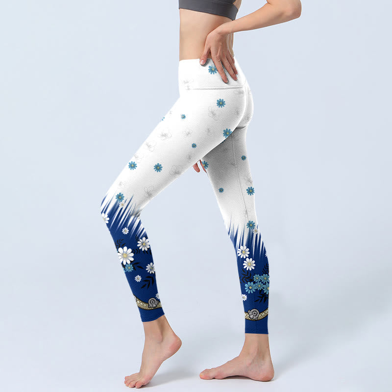 Leggings de yoga para mujer con estampado de Buddha Stones - image 3